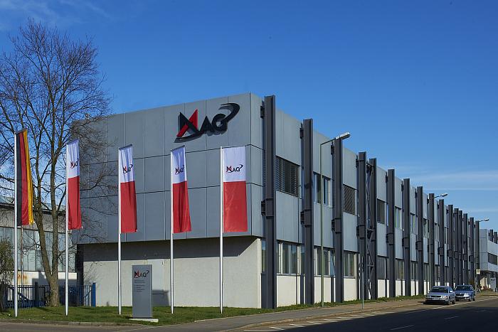 Außenaufnahme des Firmengebäudes der MAG IAS GmbH